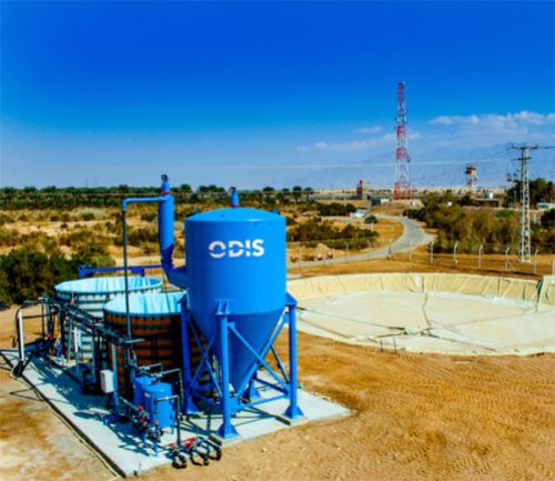 WWTP for a fish farming pond